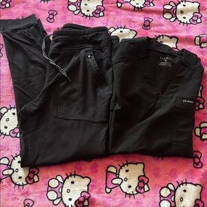 Jaanuu Black Women's Jogger Pants & Top both size SP